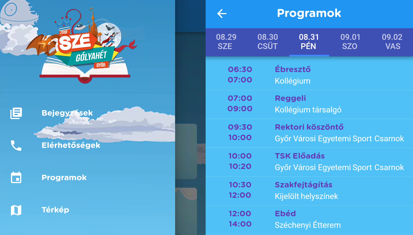 Freshman Festival App